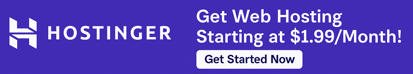 Hostinger Web Hosting - Claim Deal